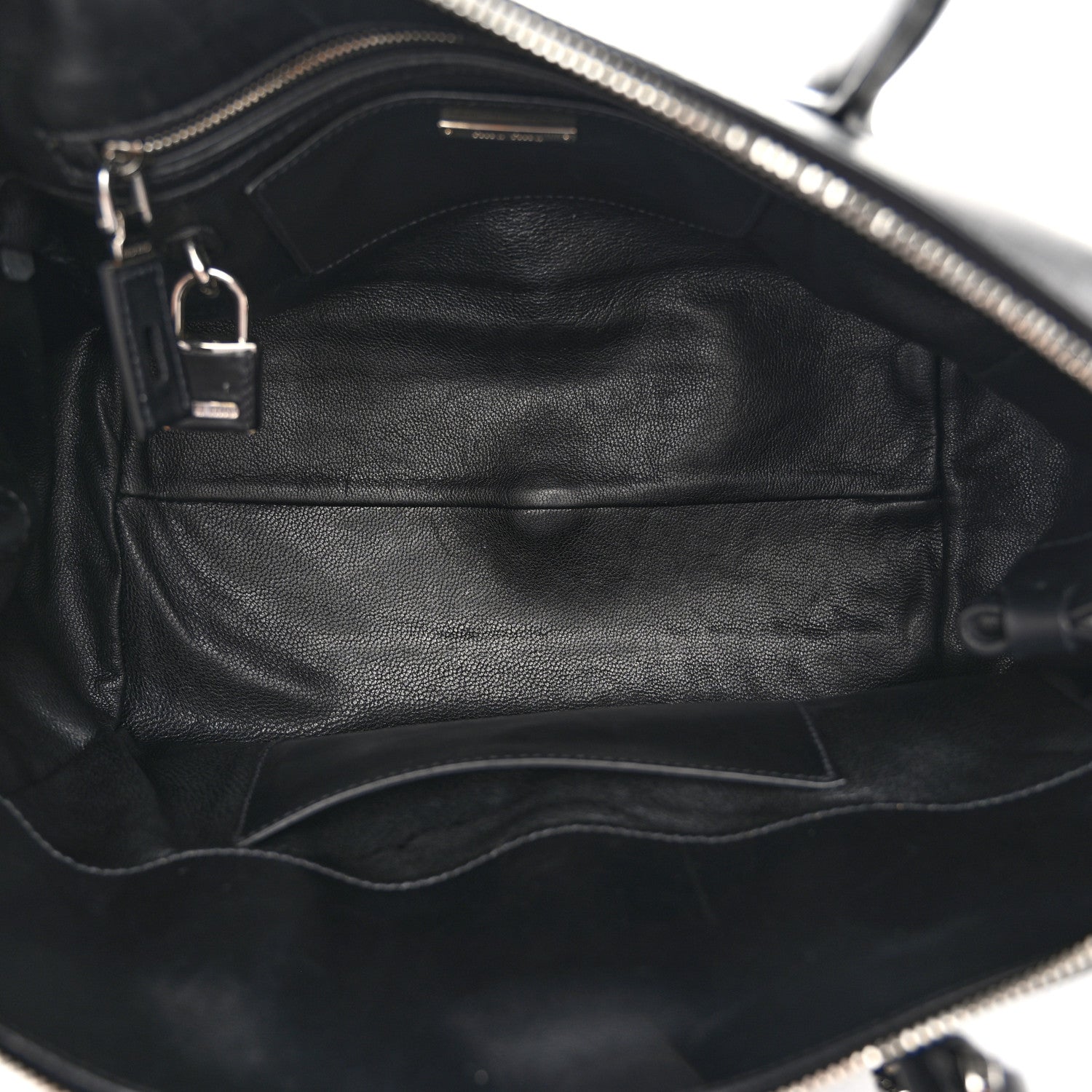 Miu Miu Soft Calfskin Top Handle Satchel Black 5 of 12