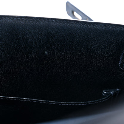 Hermes Courchevel Kelly Sellier 32 Bleu Indigo 14 of 16