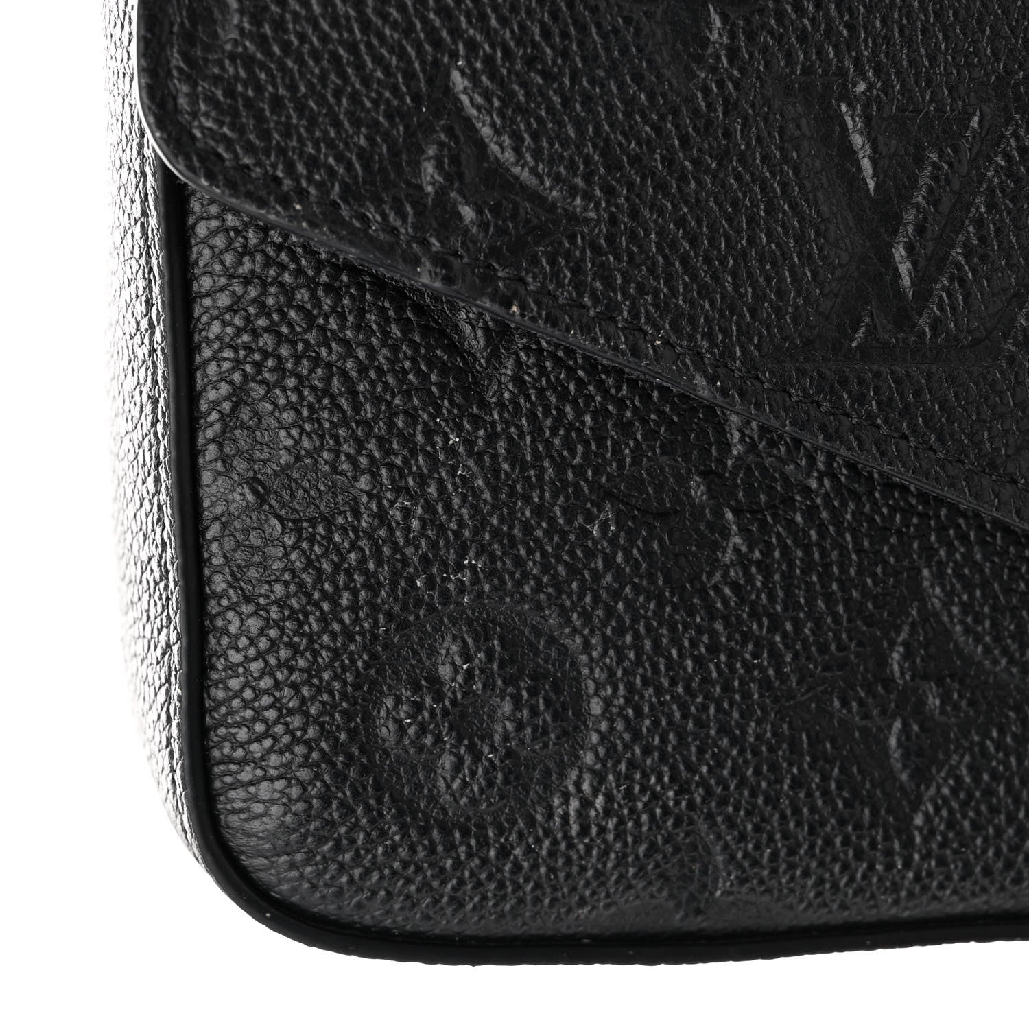 Louis Vuitton Empreinte Pochette Felicie Chain Wallet Black 12 of 15