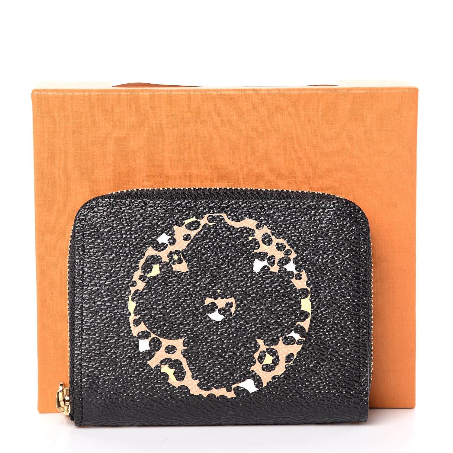 Louis Vuitton Monogram Giant Jungle Zippy Coin Purse Black 8 of 8