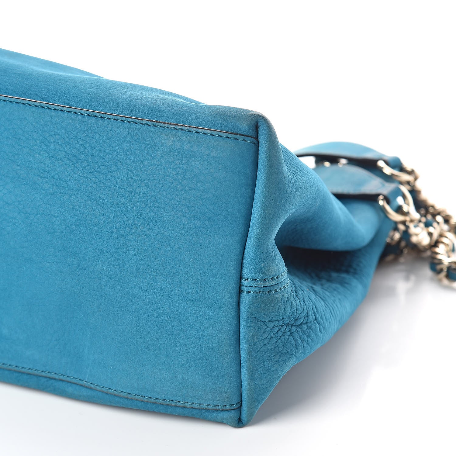 Gucci Vitello Range Medium Soho Chain Shoulder Bag Deep Cobalt 10 of 10