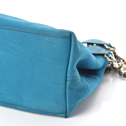 Gucci Vitello Range Medium Soho Chain Shoulder Bag Deep Cobalt 10 of 10