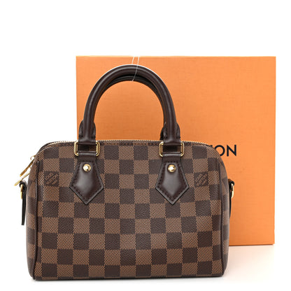 Louis Vuitton Damier Ebene Speedy Bandouliere 20 10 of 10