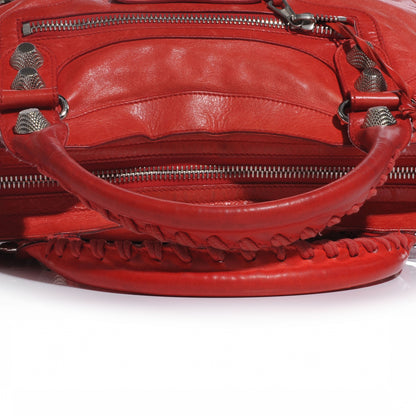 Balenciaga Agneau Giant 21 Silver Hardware CIty Vermillion 5 of 11
