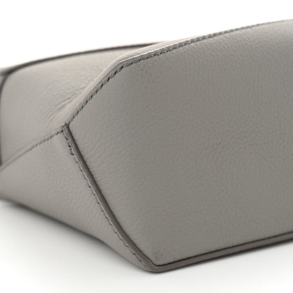 Loewe Soft Grained Calfskin Mini Puzzle Edge Bag Pearl Grey 9 of 10