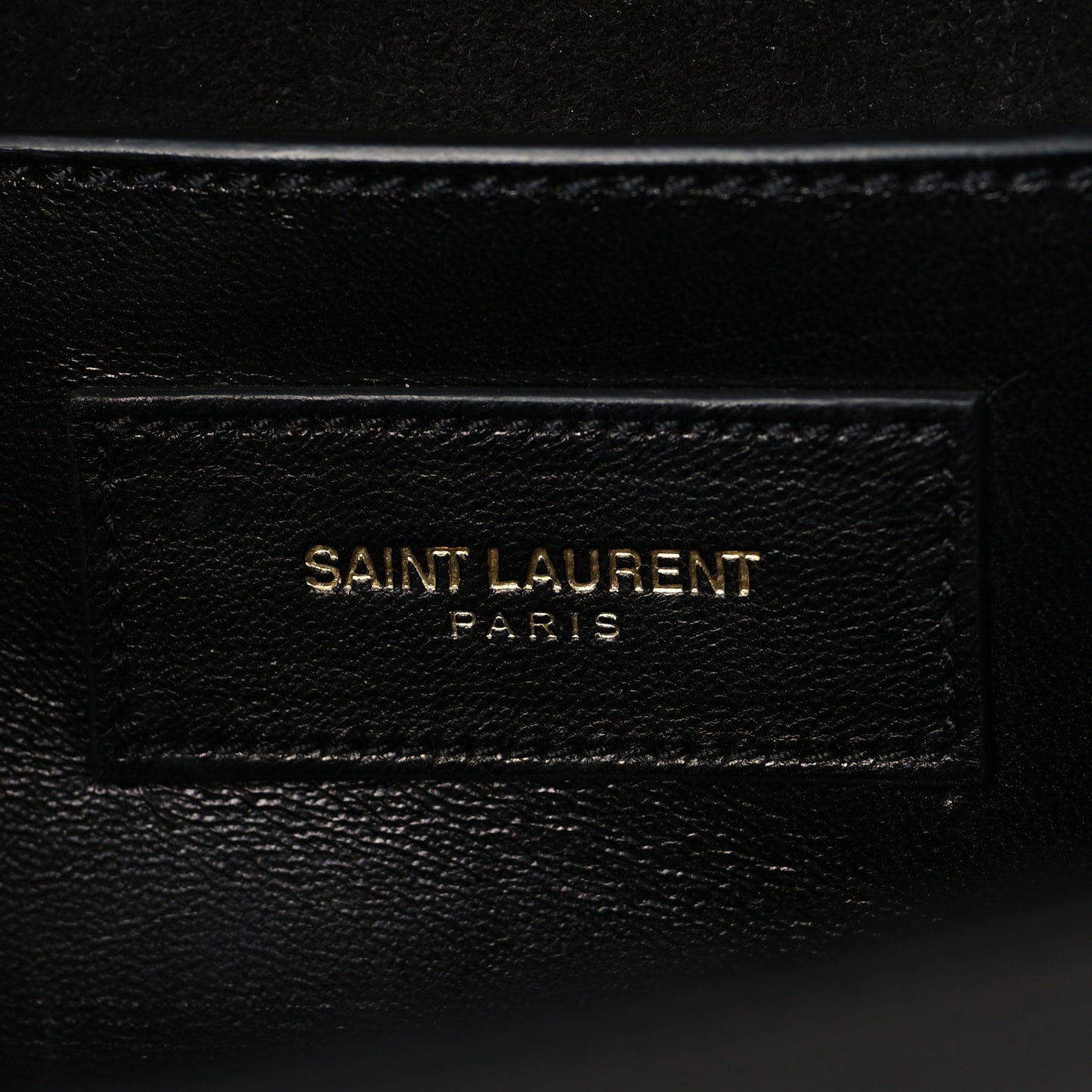 Grain De Poudre Monogram Cassandre Clutch Black Black