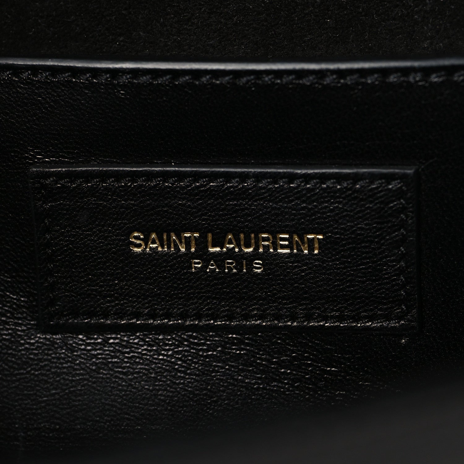 Saint Laurent Grain De Poudre Monogram Cassandre Clutch Black Black 6 of 6