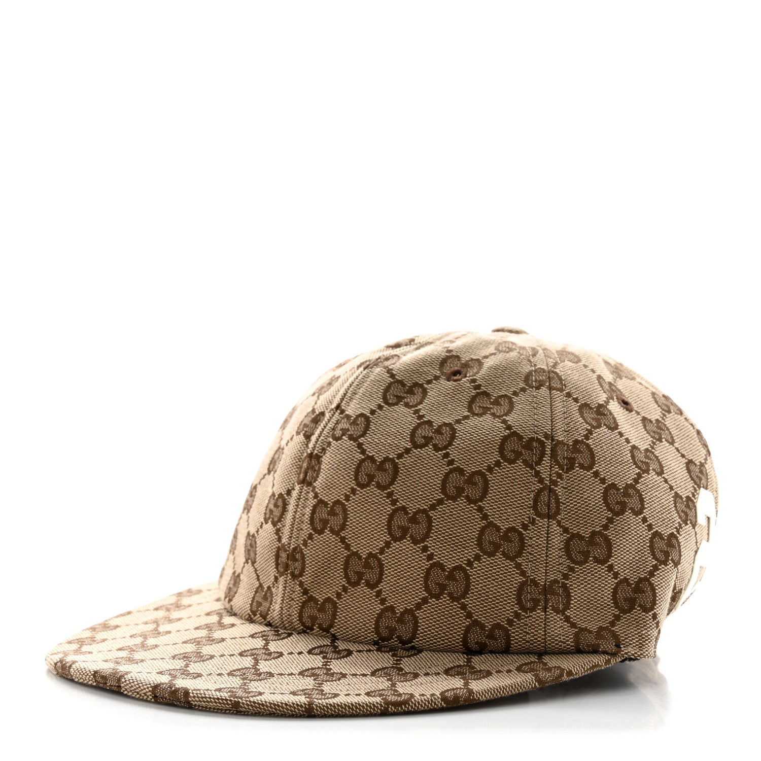 Gucci GG Monogram Patch Logo 25 Baseball Hat M Beige 1 of 11