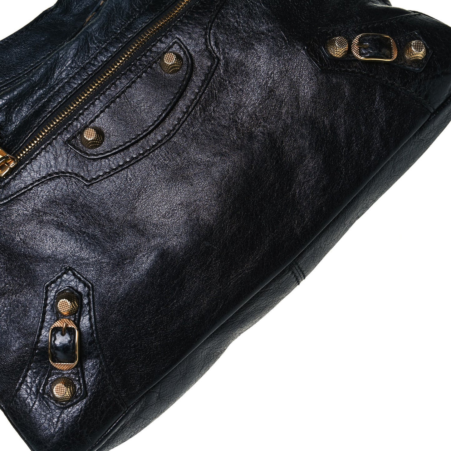 Agneau Giant 12 Gold Hardware Town Black