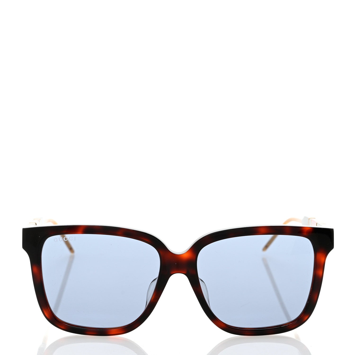 GUCCI サングラス Gucci Acetate Square Sunglasses GG0599SA Black Tortoiseshell