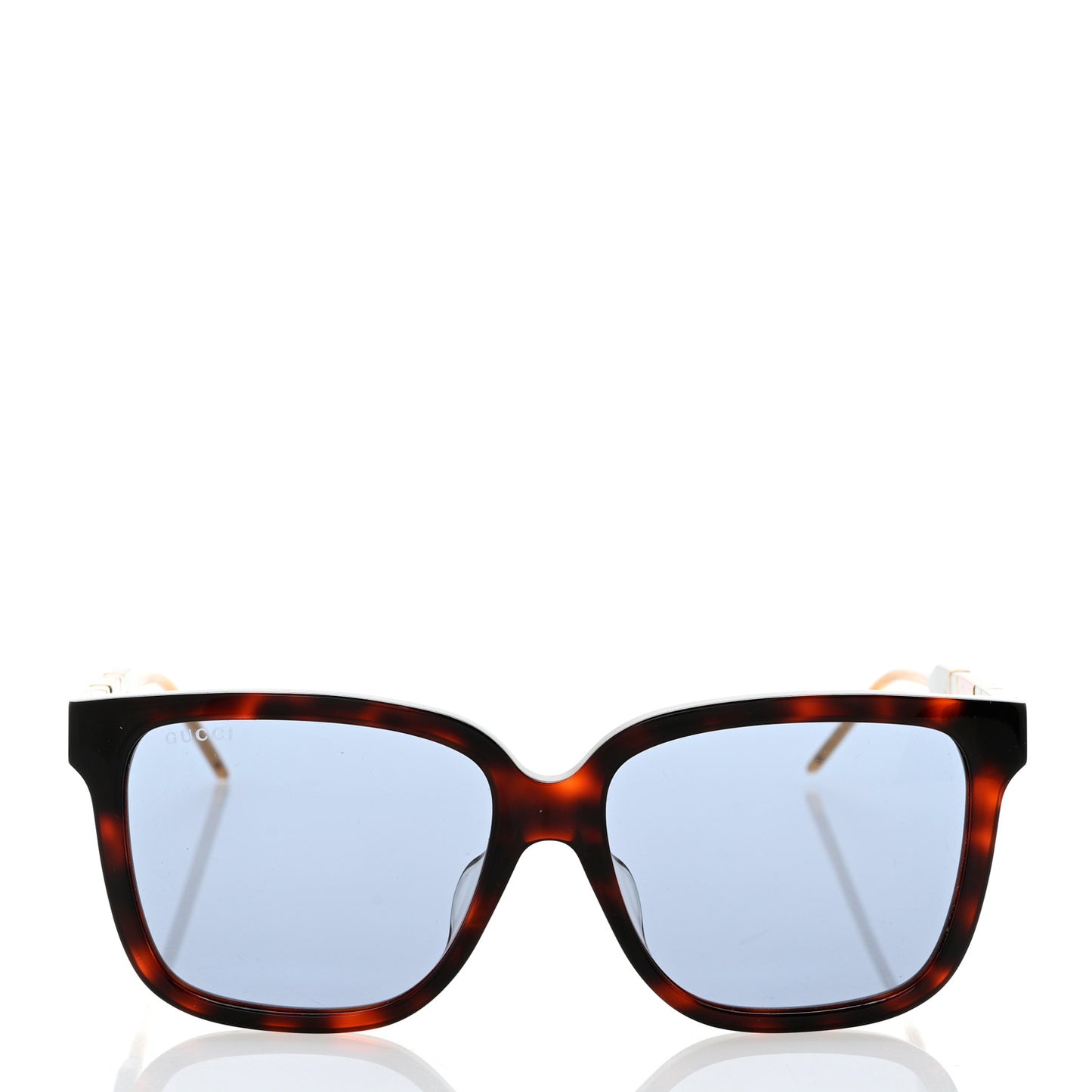 Acetate Square Sunglasses GG0599SA Black Tortoiseshell Pearlescent
