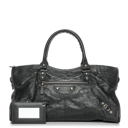Balenciaga Agneau Giant 12 Silver Hardware Part Time Anthracite 1 of 7