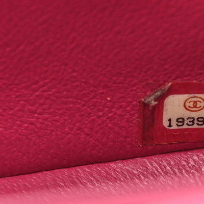 Chanel Patent Quilted Mini Square Flap Pink 10 of 12
