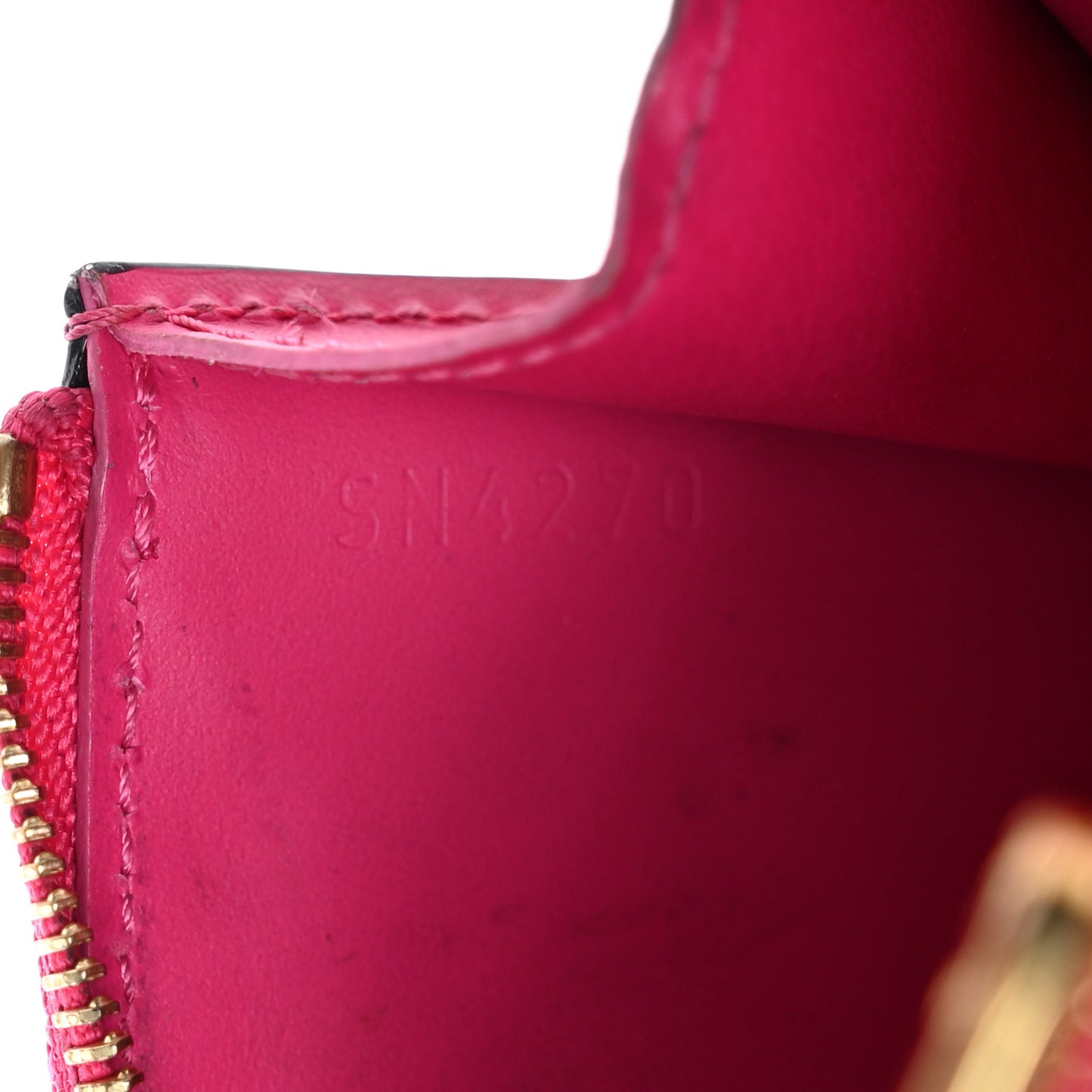 Vernis Valentine Key Pouch Fuchsia