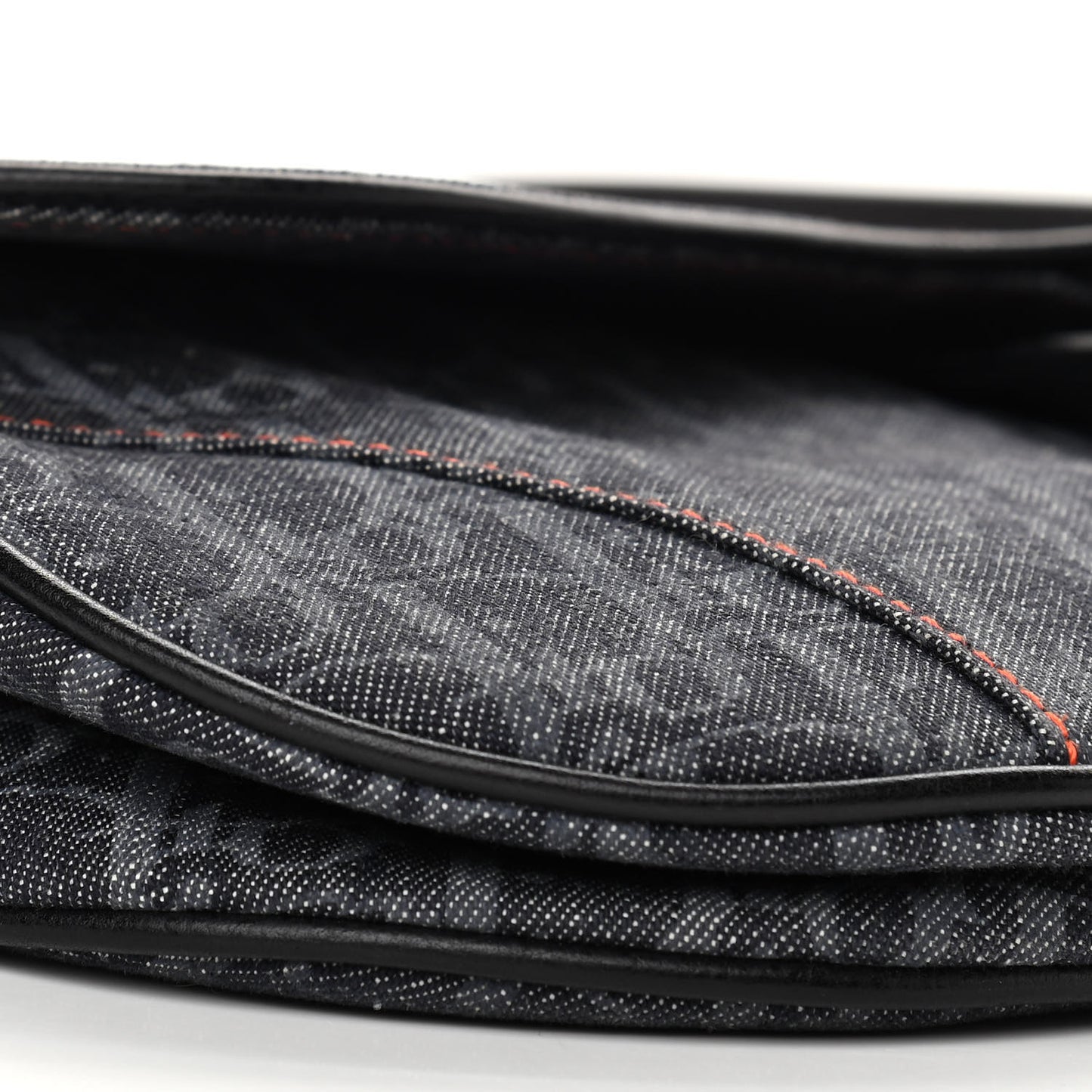 Denim Monogram Flight Saddle Bag