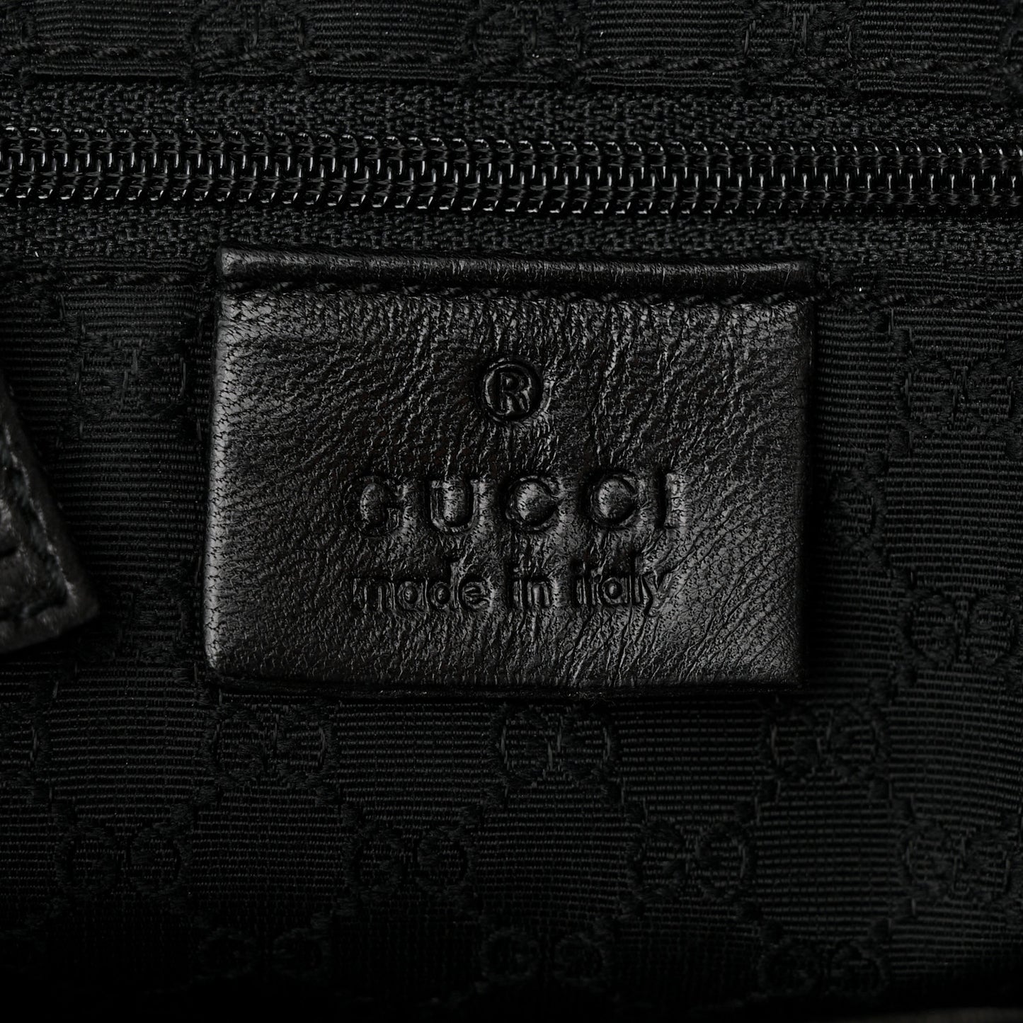 Lambskin Tassel Pouch Black