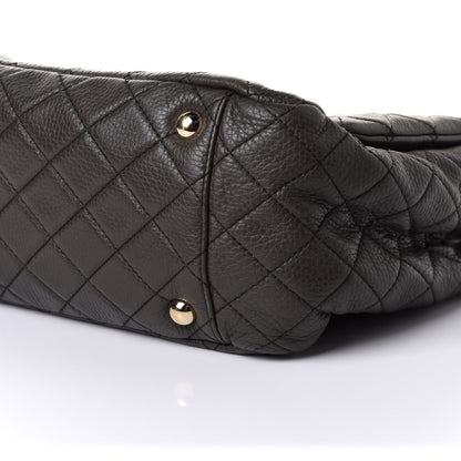 Chanel Calfskin Quilted XXL Travel Flap Bag Khaki 9 of 9