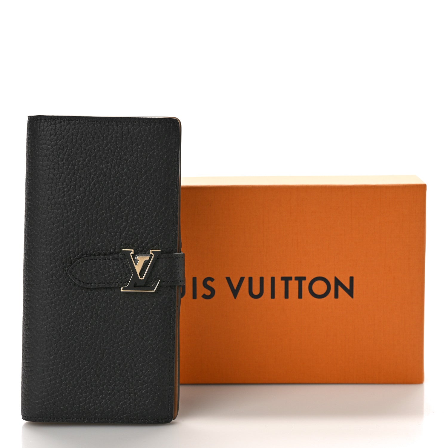 Louis Vuitton Taurillon LV Vertical Capucines Wallet Black Arizona 8 of 8