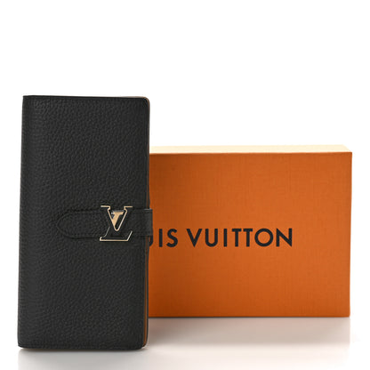 Louis Vuitton Taurillon LV Vertical Capucines Wallet Black Arizona 8 of 8