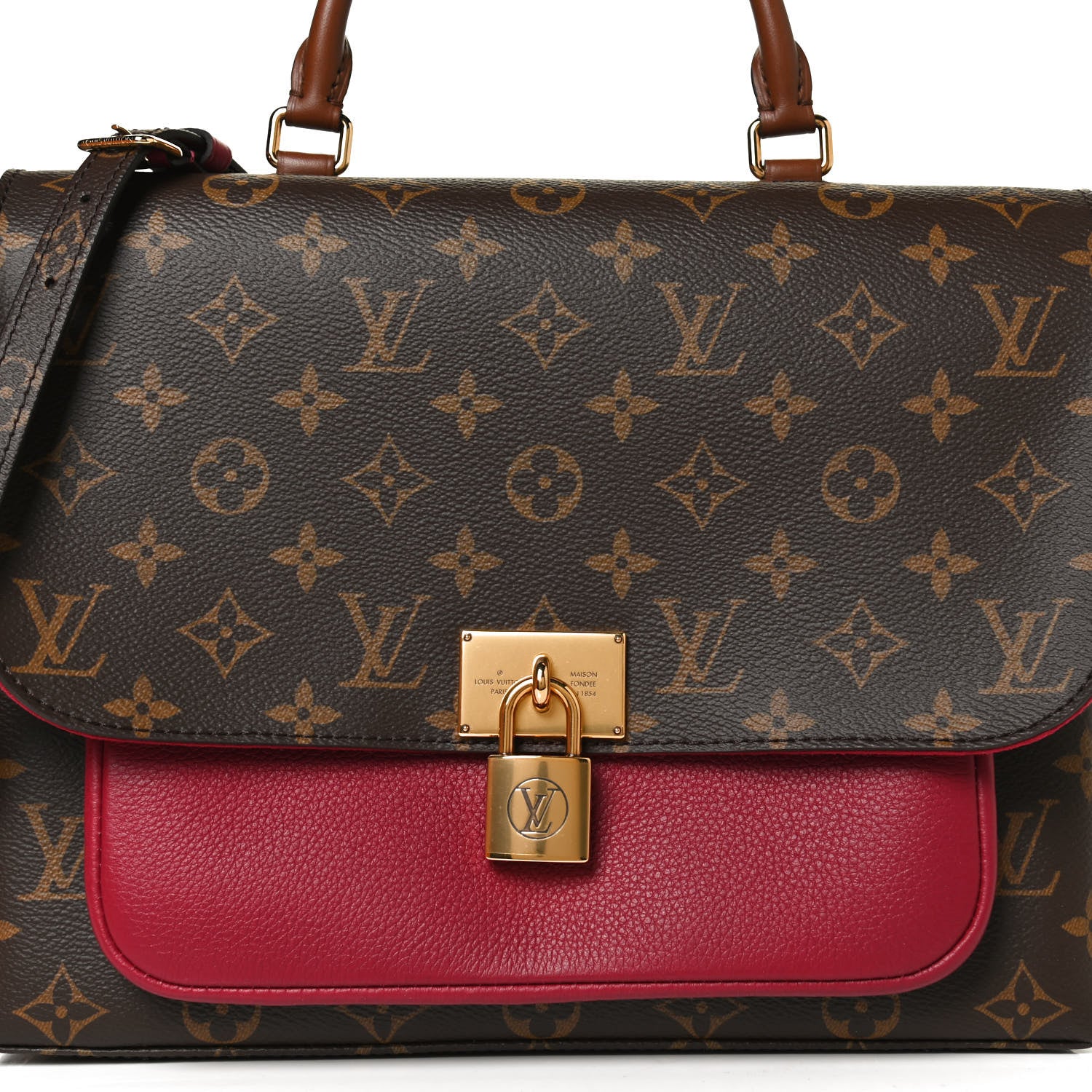 Louis Vuitton Monogram Marignan Lie De Vin 8 of 11