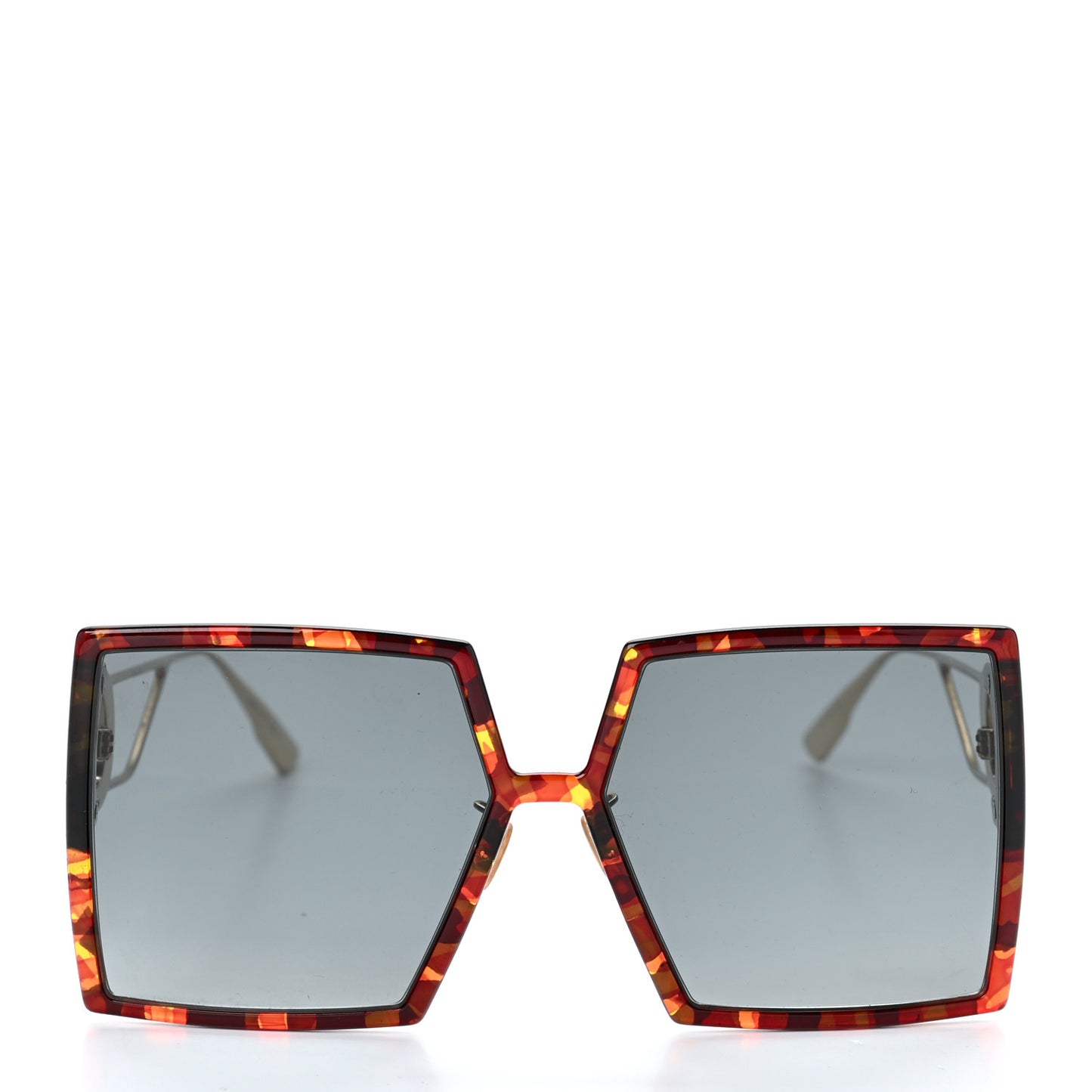 Acetate Square 30 Montaigne Sunglasses Tortoise