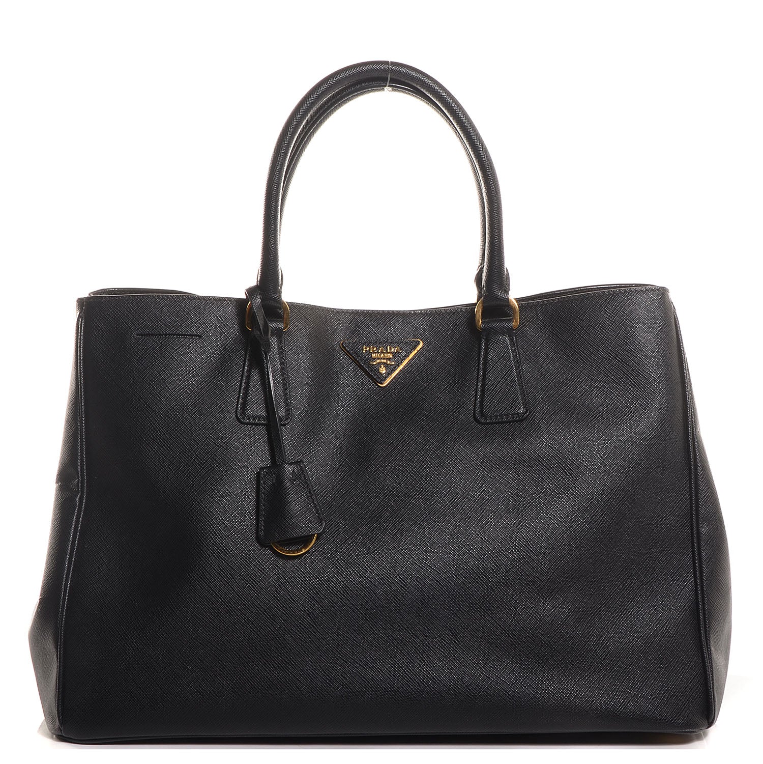 Prada Saffiano Lux Large Tote Nero Black 1 of 14