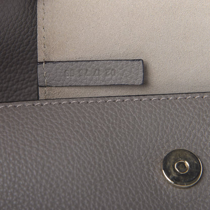 Chloe Grained Calfskin Lambskin Mini Faye Shoulder Bag Motty Grey 11 of 11
