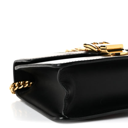 Gucci Calfskin Mini Sylvie Chain Shoulder Bag Black 9 of 10