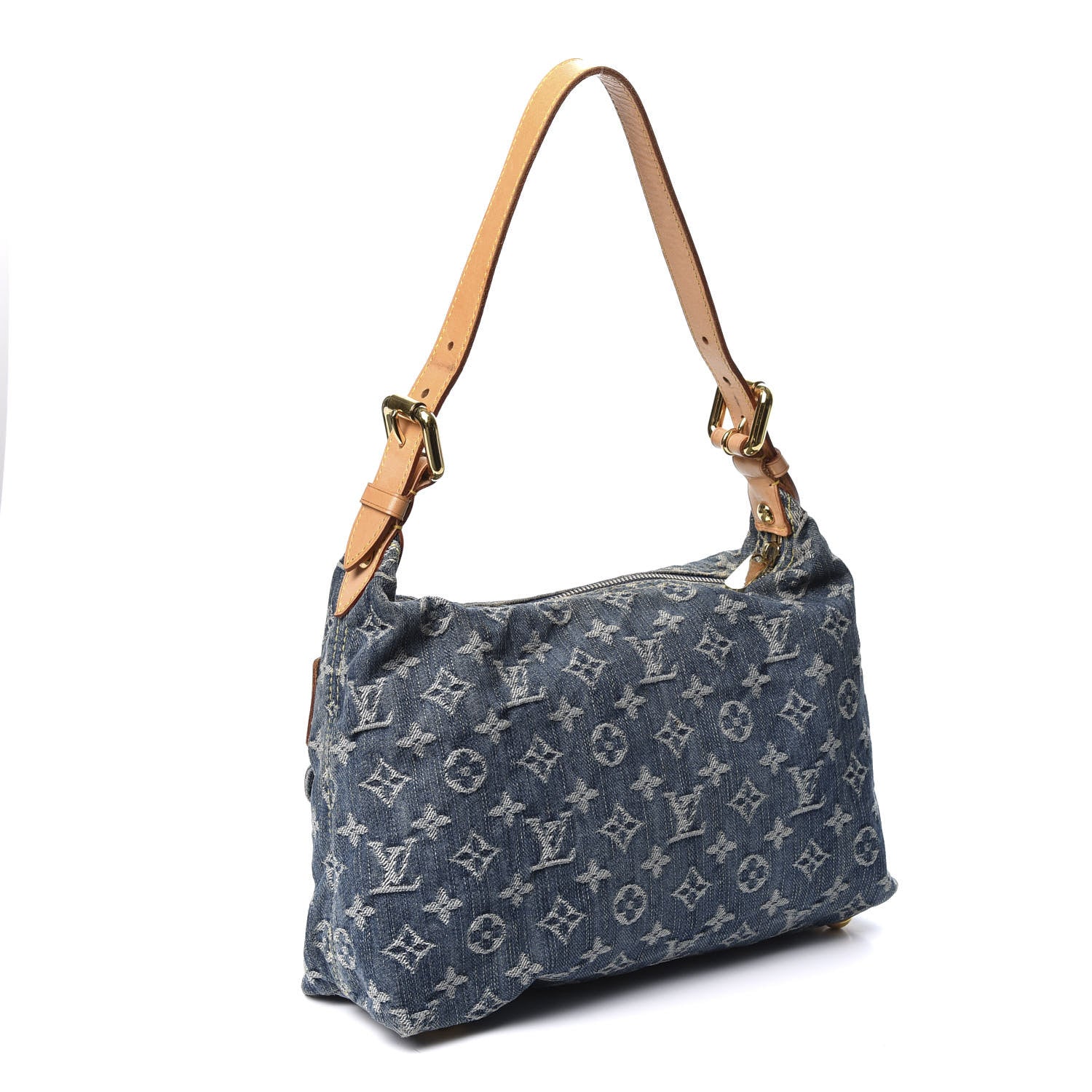 Louis Vuitton Monogram Denim Baggy PM Blue 2 of 16