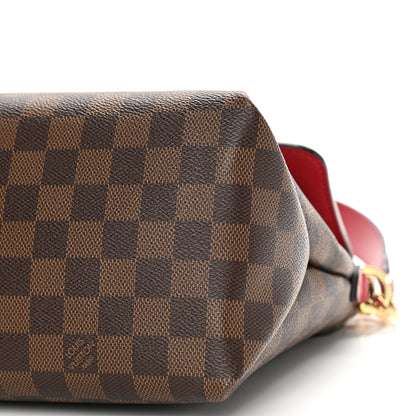 Louis Vuitton Damier Ebene Beaubourg MM Scarlet 10 of 11