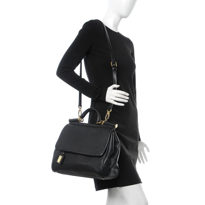 Dolce & Gabbana Dauphine Large Miss Sicily Satchel Black 2 of 6