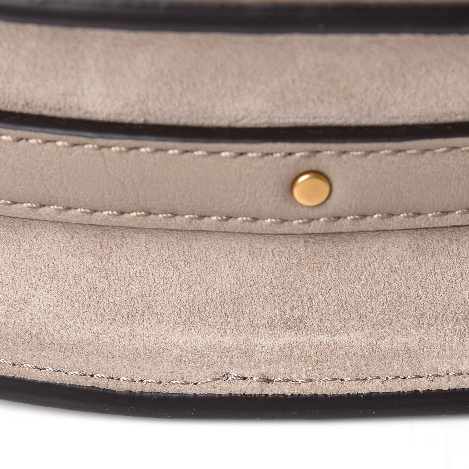 Chloe Calfskin Suede Small Nile Bracelet Bag Motty Grey 8 of 8