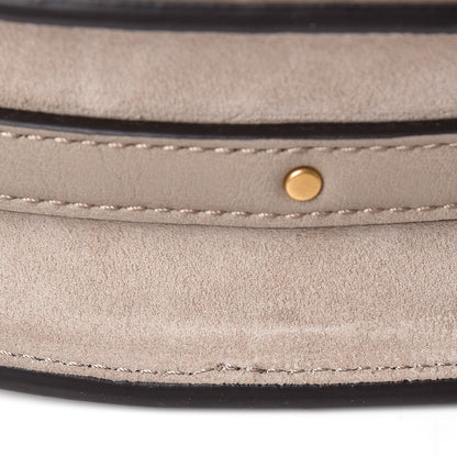 Chloe Calfskin Suede Small Nile Bracelet Bag Motty Grey 8 of 8