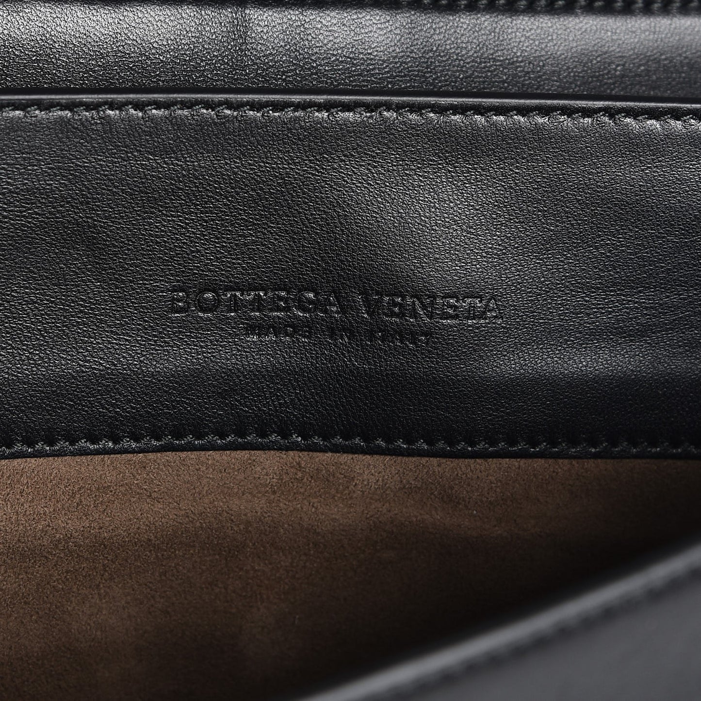 Nappa Intrecciato Ayers Chain Wallet Black