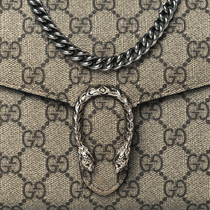 Gucci GG Supreme Monogram Mini Dionysus Chain Wallet Beige Black 6 of 11