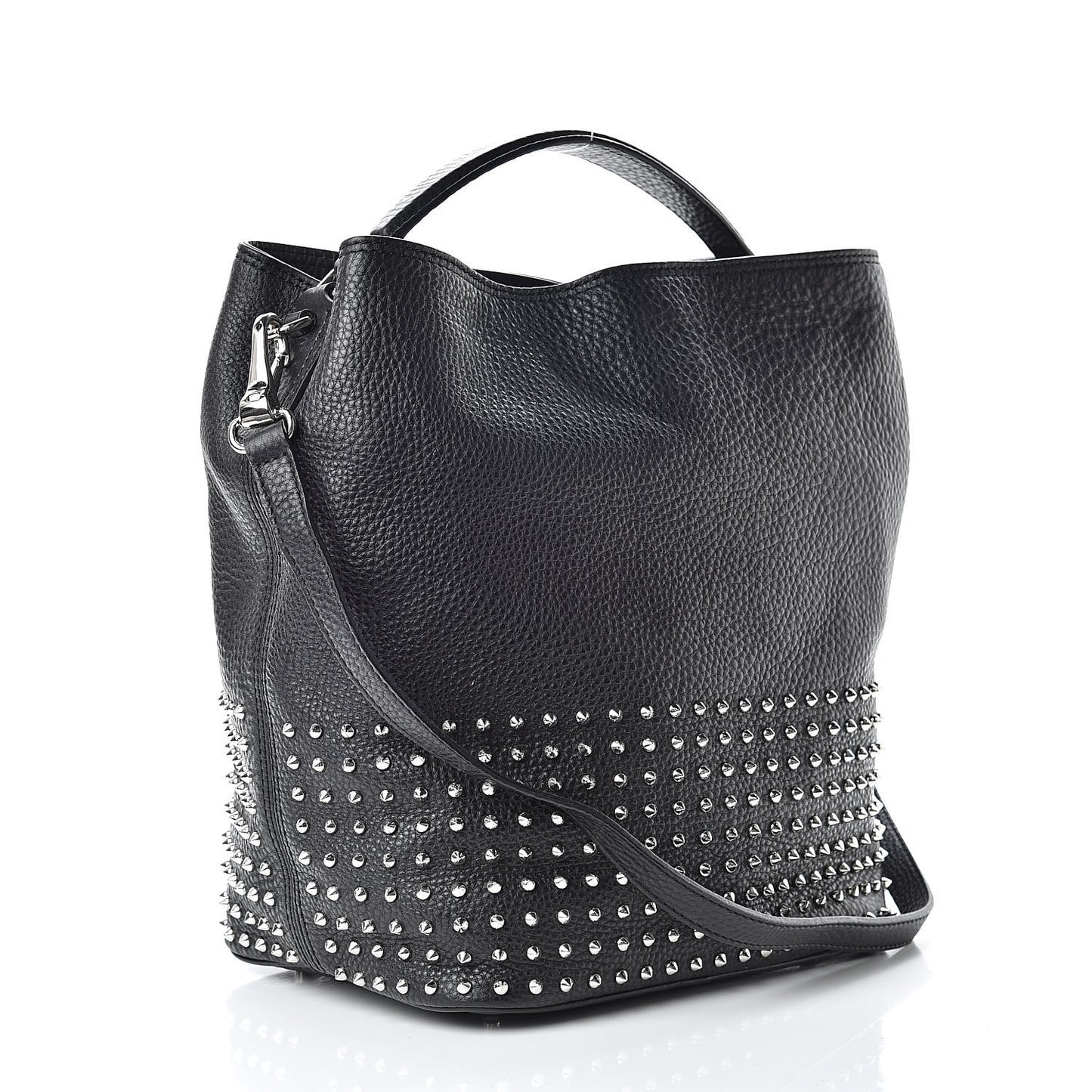 Calfskin Studded Medium Susanna Hobo Black