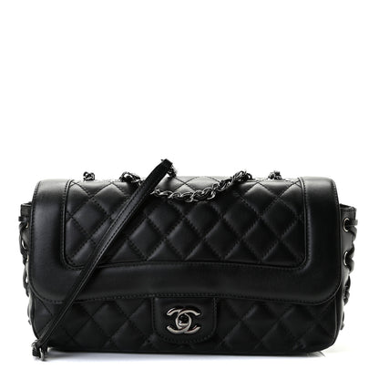 Chanel Calfskin Quilted Medium Coco Corset Flap Black 1 of 7