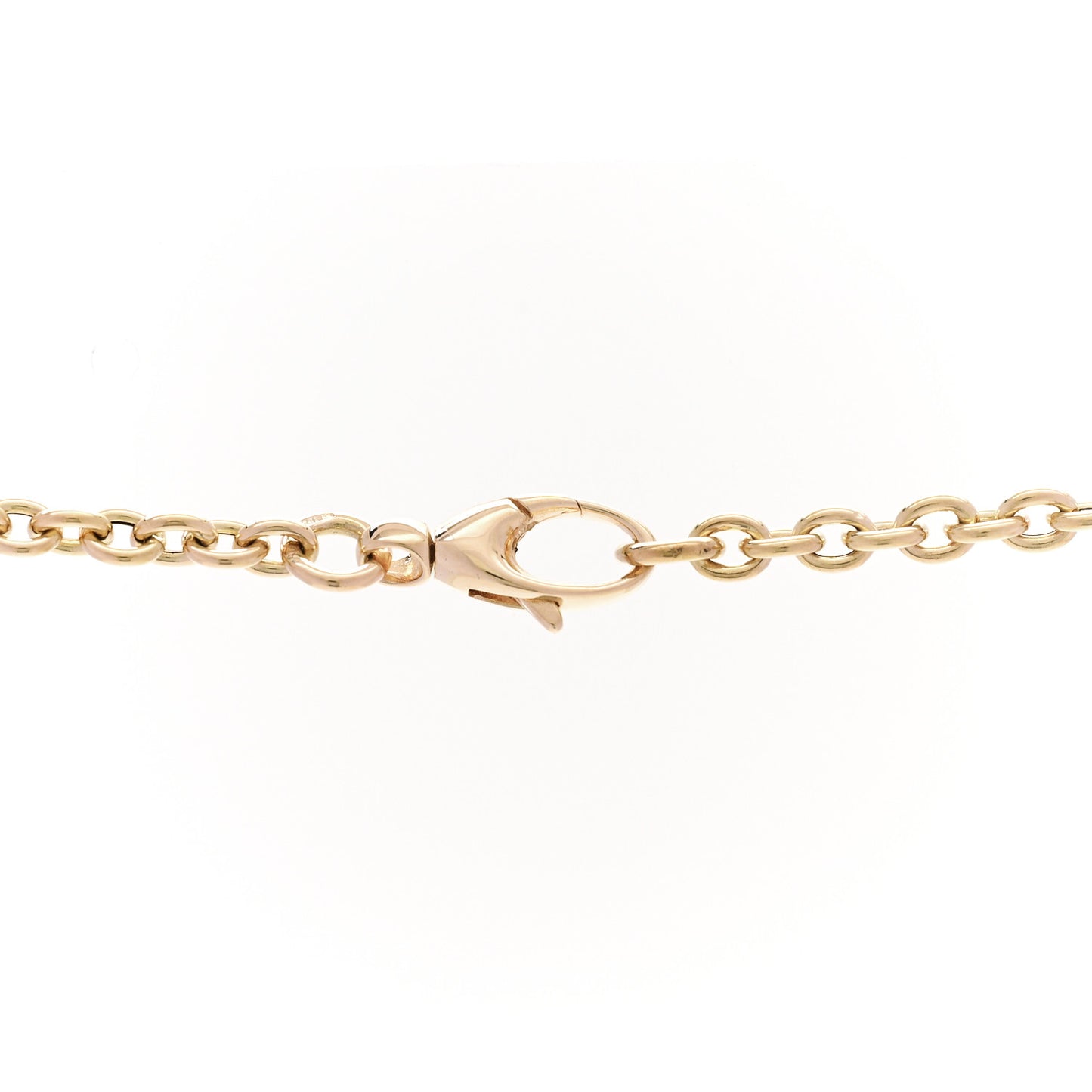18K Yellow Gold Horsebit Link Necklace