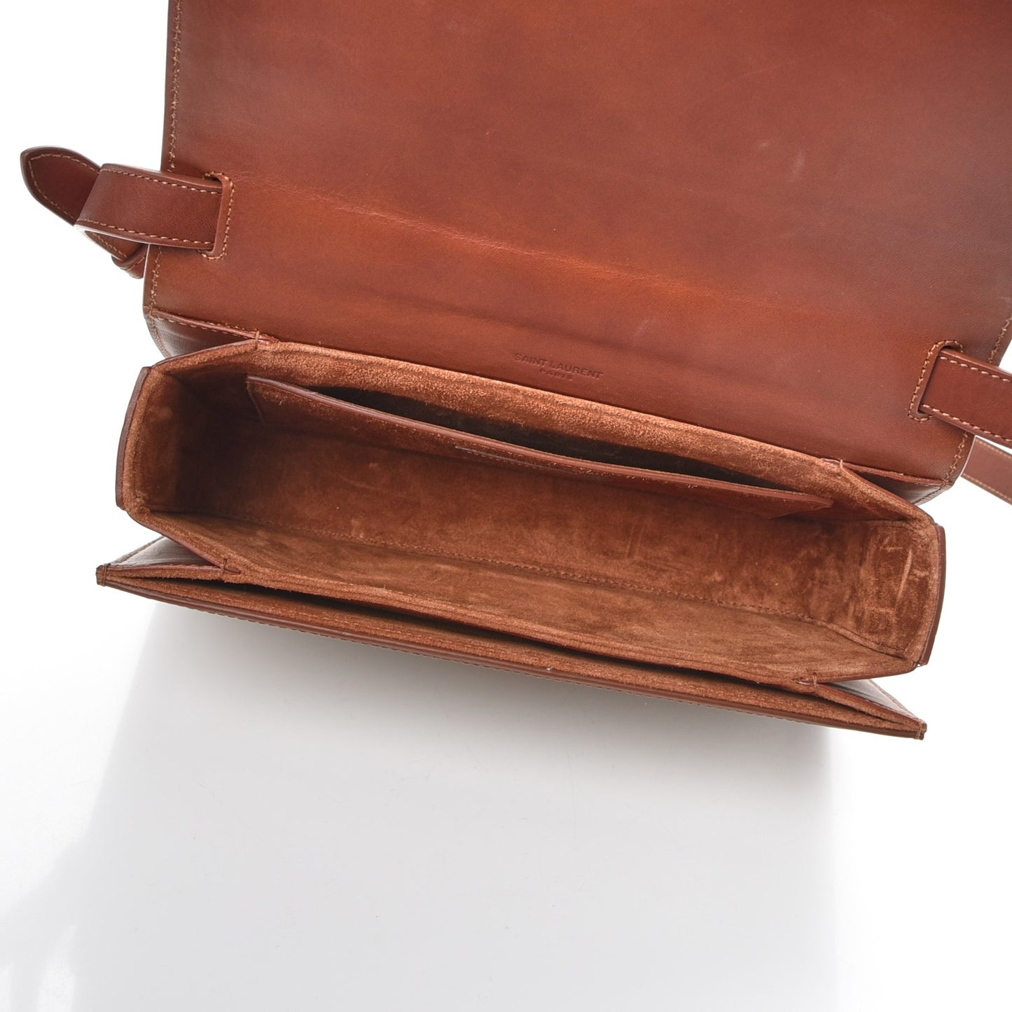 Linen Calfskin Medium Bellechasse Beige Cognac