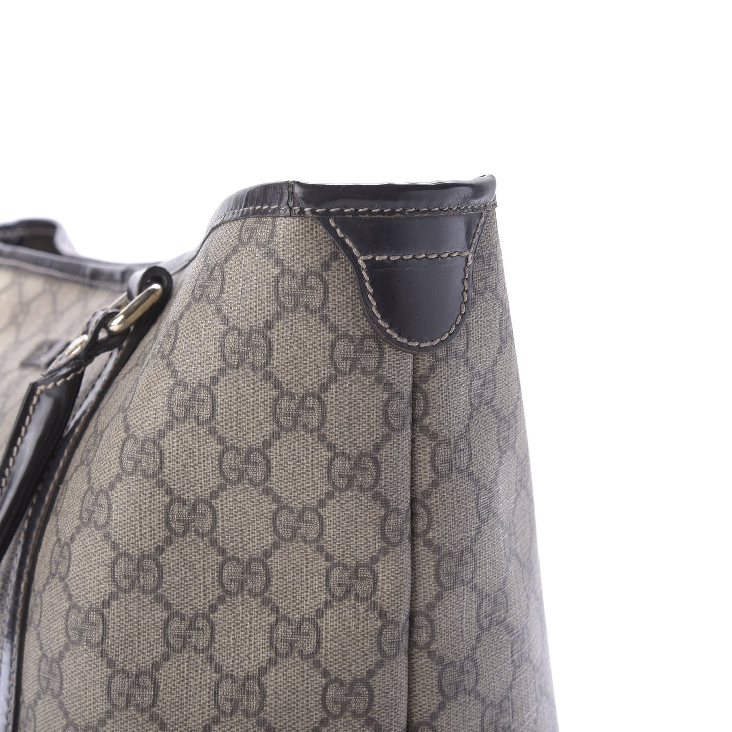 GG Plus Monogram Medium Joy Tote Dark Brown