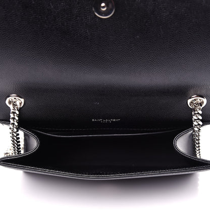 Saint Laurent Calfskin Small Classic Monogram Kate Tassel Satchel Black 5 of 15