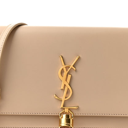 Saint Laurent Smooth Calfskin Classic Monogram Kate Tassel Chain Wallet Nude Powder 8 of 11