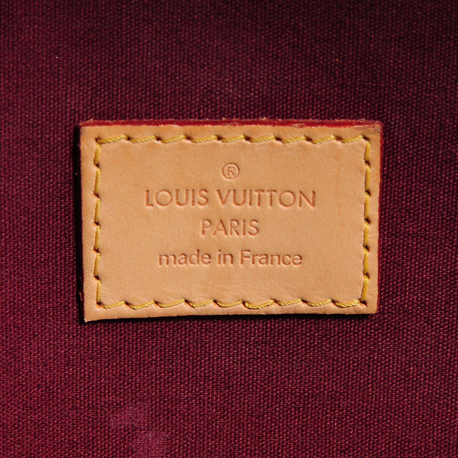 Louis Vuitton Vernis Alma GM Rouge Fauviste 6 of 7