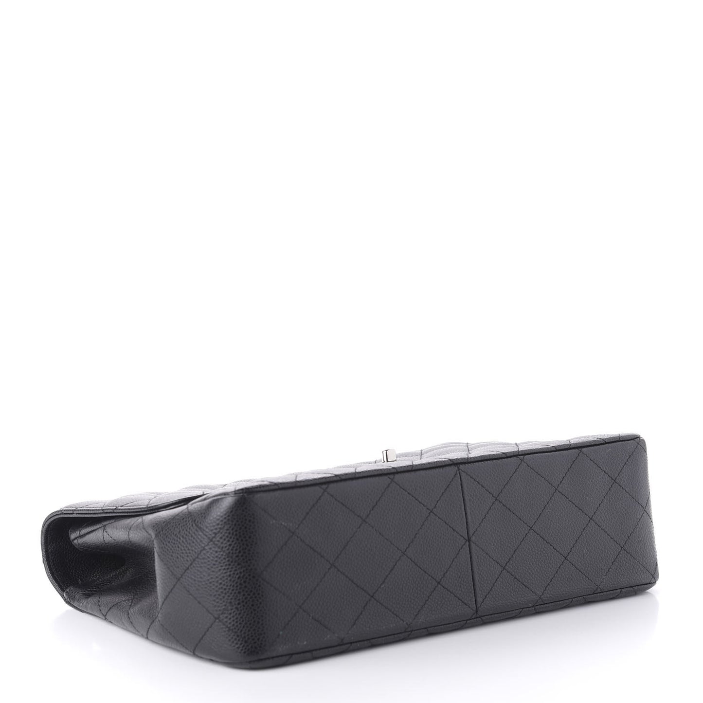 Caviar Quilted Jumbo Single Flap Black