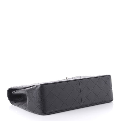 Chanel Caviar Quilted Jumbo Single Flap Black 4 of 11