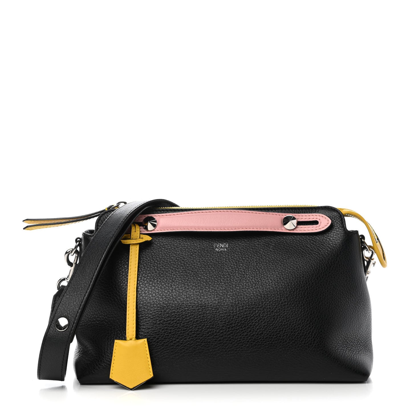 Vitello Dolce 4 Color Medium By The Way Boston Bag Black Multicolor
