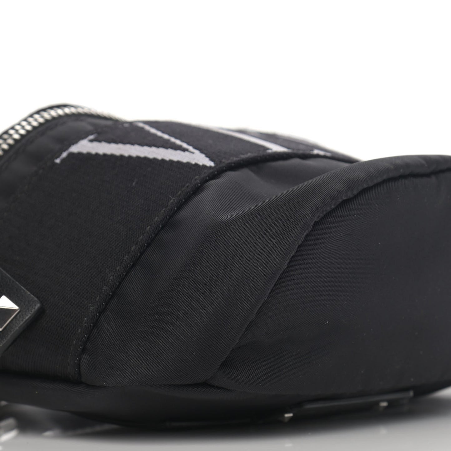 Nylon VLTN Shoulder Bag Black