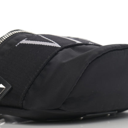 Valentino Garavani Nylon VLTN Shoulder Bag Black 8 of 9