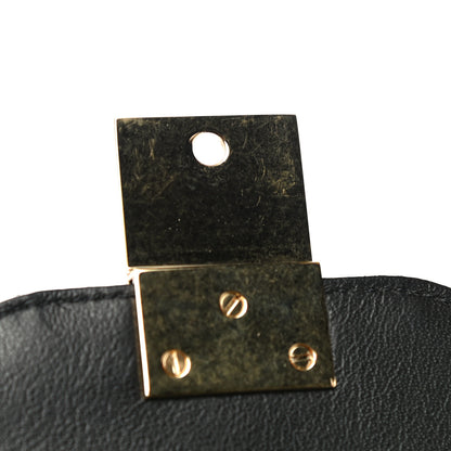 Celine Calfskin Quilted Medium C Bag Black 12 of 12