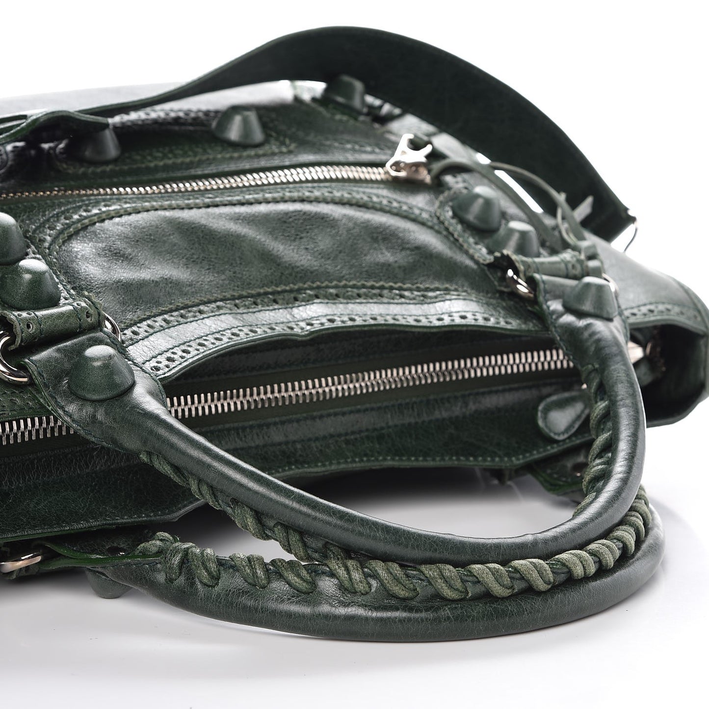 Agneau Giant Brogues Hardware City Evergreen